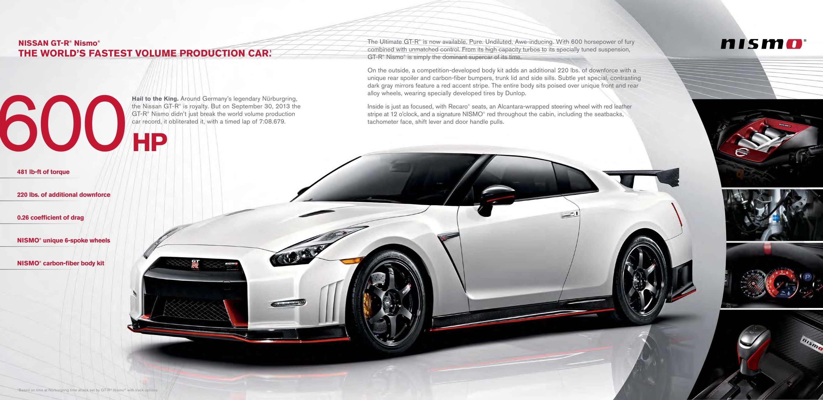 2015 Nissan GT-R Brochure Page 13